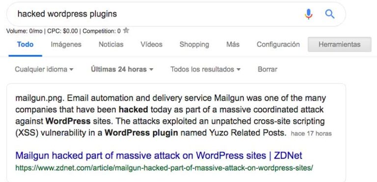 Como actuar cuando te hackean la página web