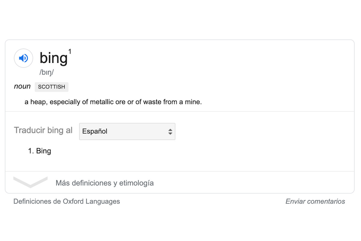¿Cuál es el significado real de la palabra Google? ¿y de Bing? 3